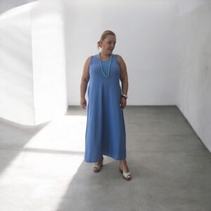 vestido brisa celeste