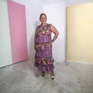 vestido amatista fucsia
