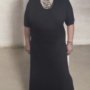 vestido aura negro