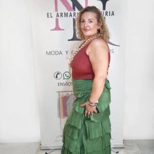 falda dual capri verde menta