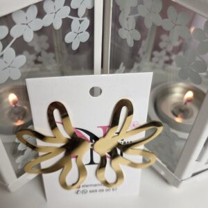 Home pendientes dalia dorada