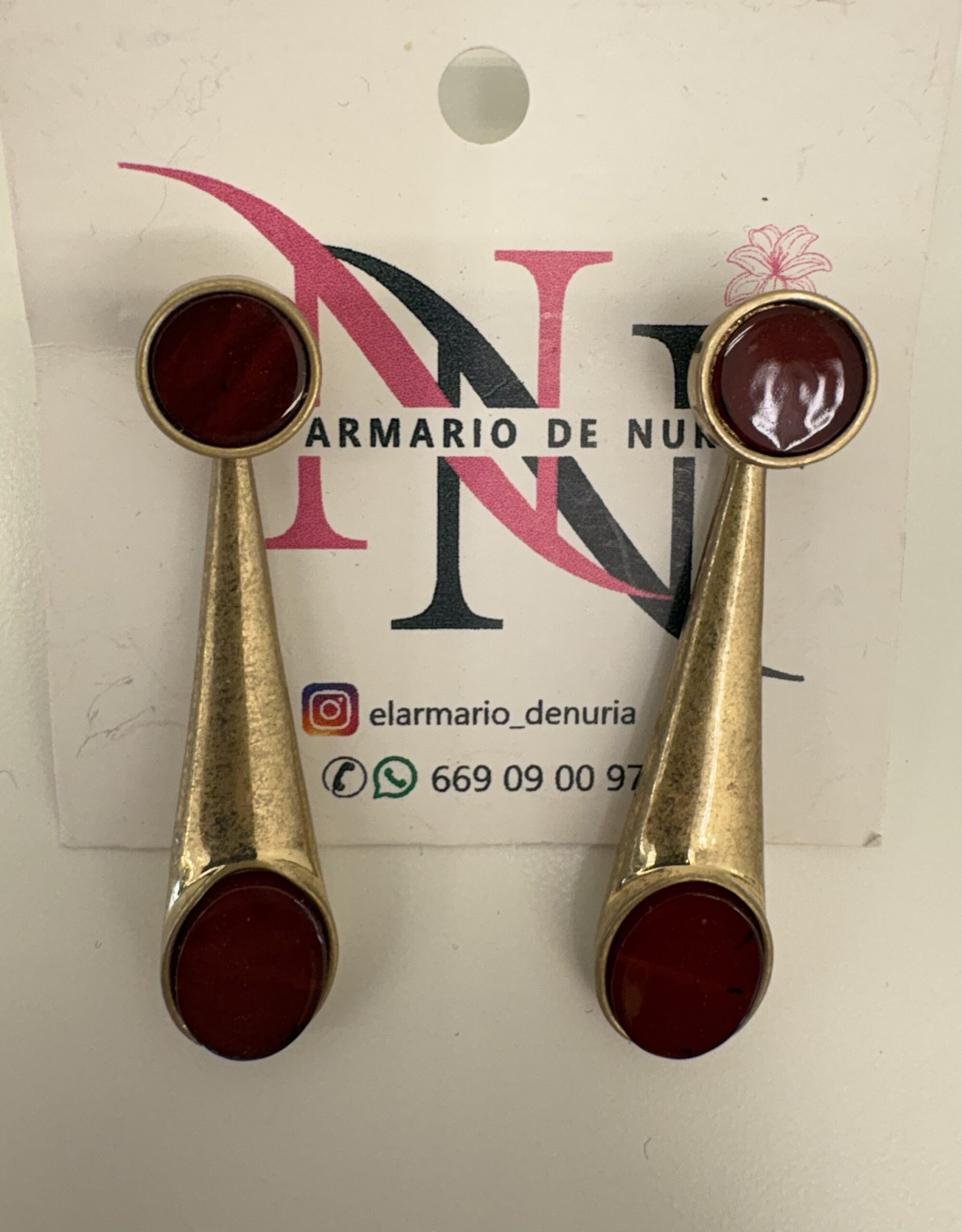 img_5018 pendientes granate imperial