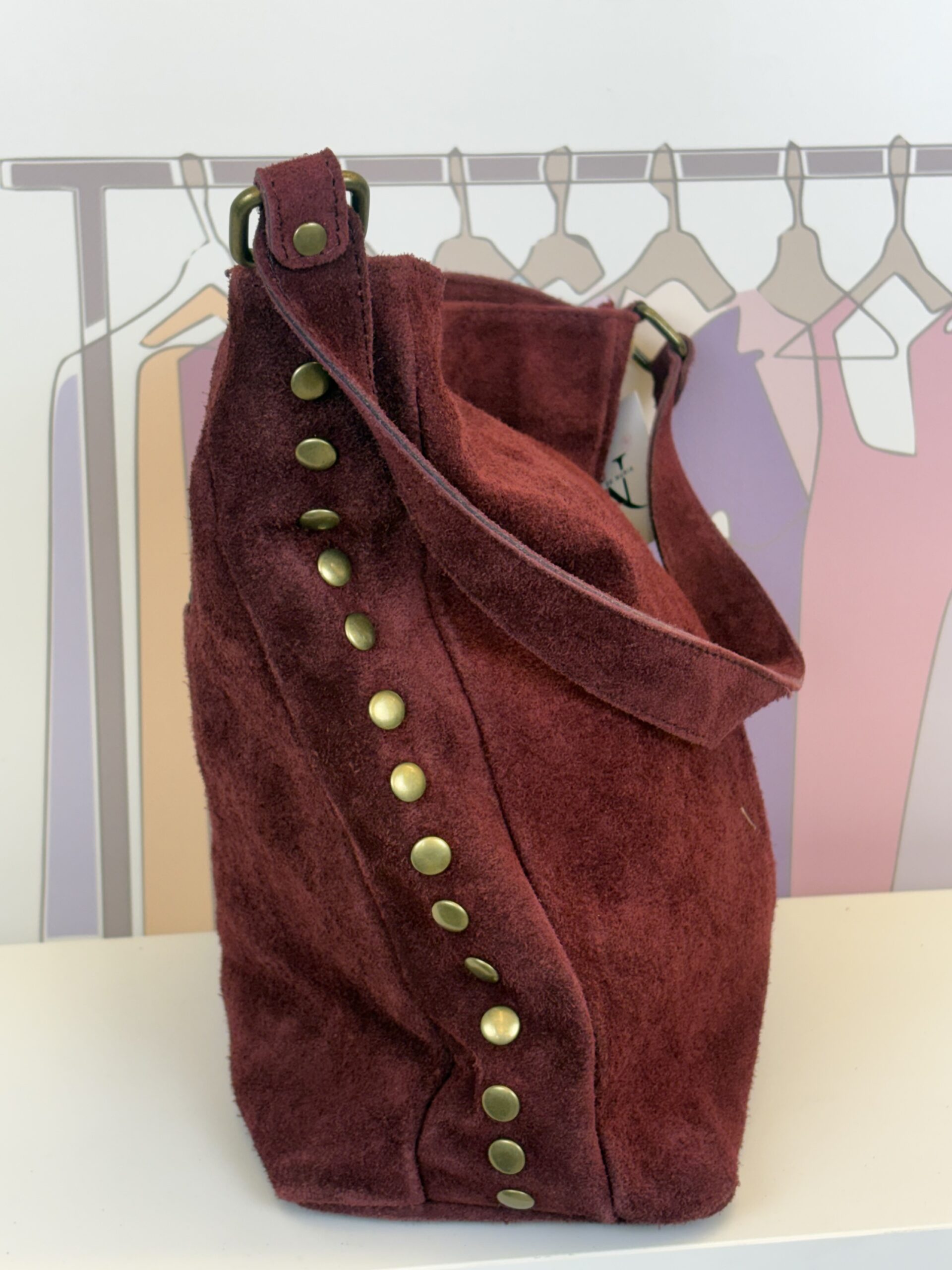 img_5046 bolso hobo suede studs burdeos ante con tachas